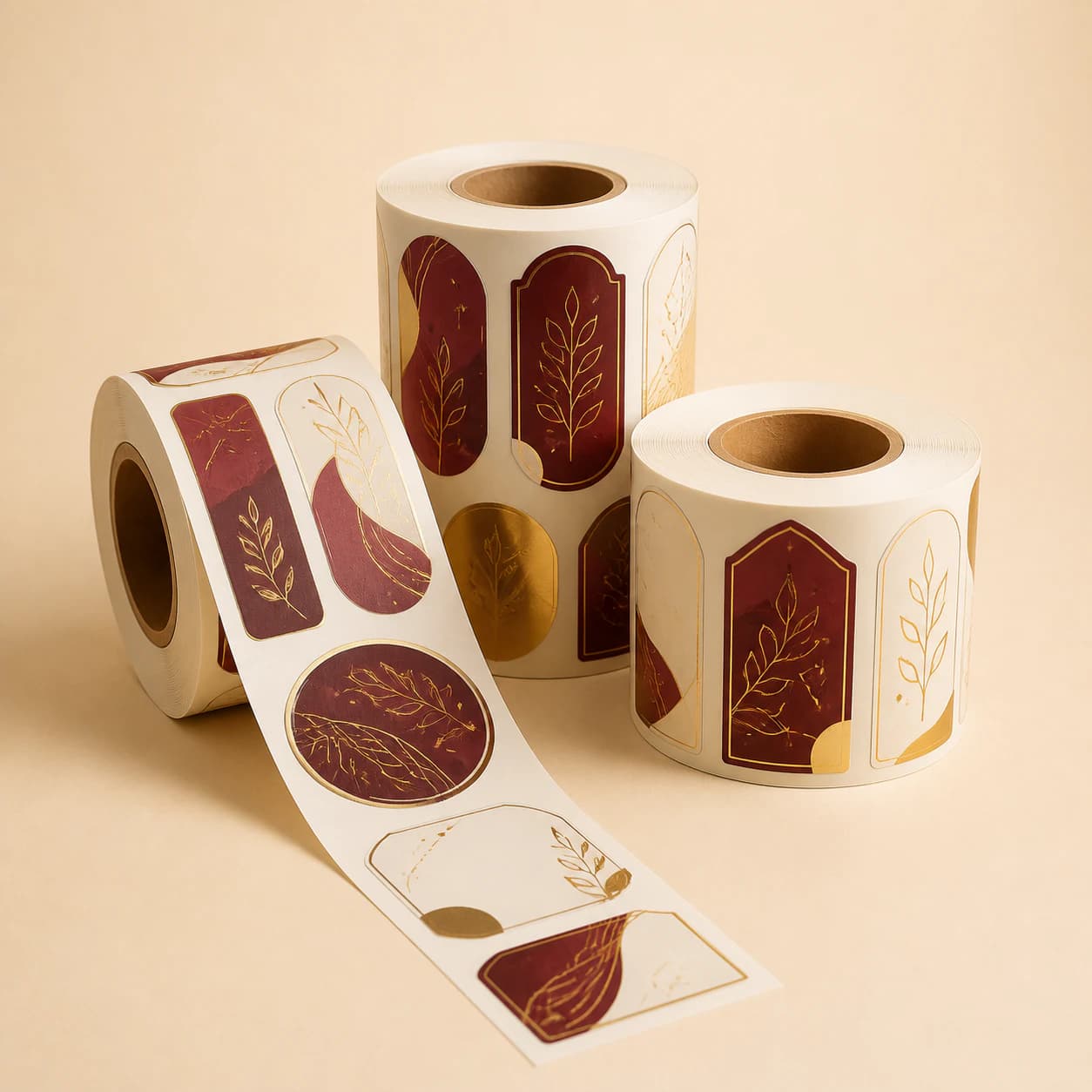 Printed label roll