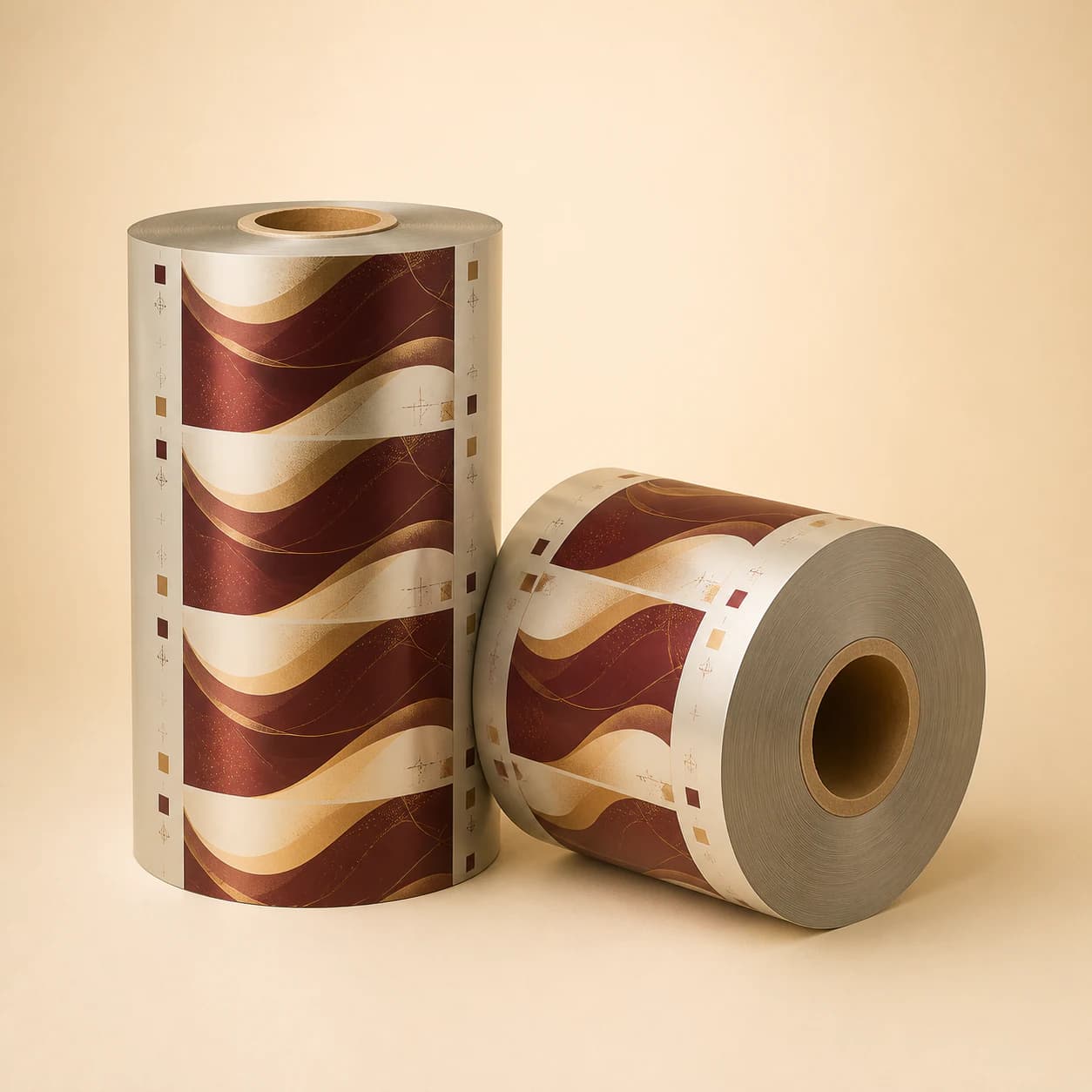 Printed rewind roll