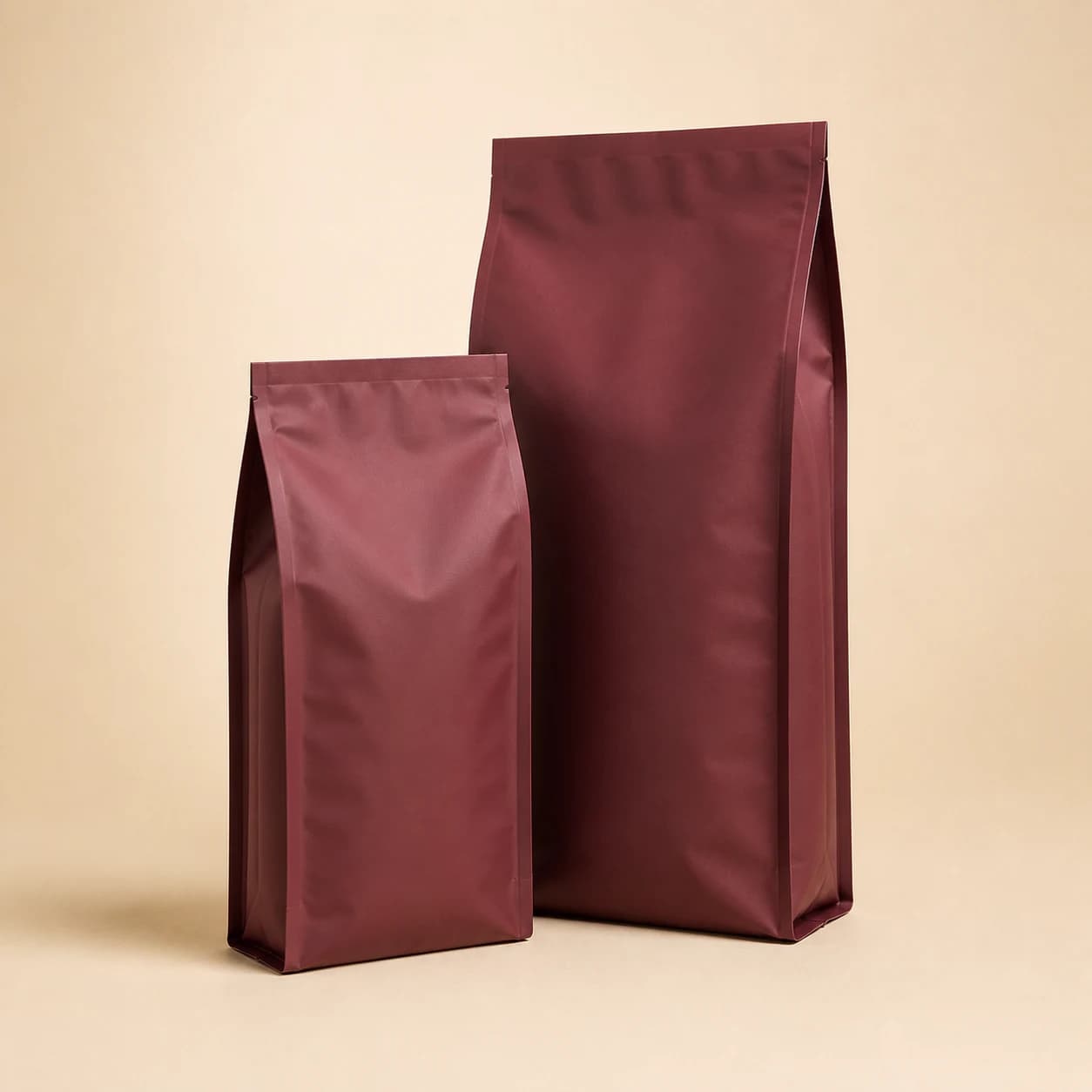 Side gusset bag